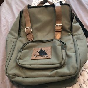 Adventurist Backback- pine color.  Never used. High quality bag